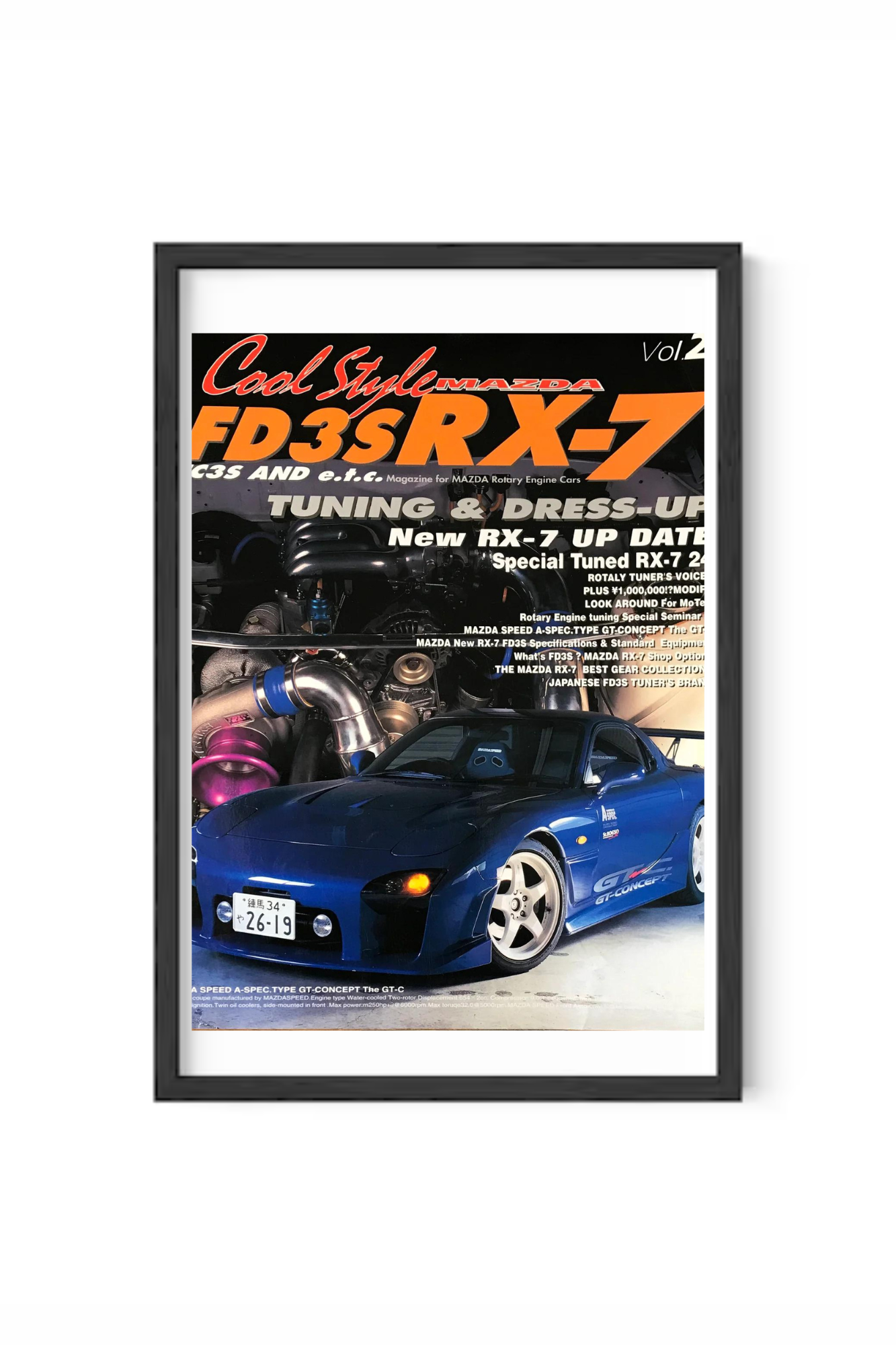 Cool-Style FD35 RX-7 Poster