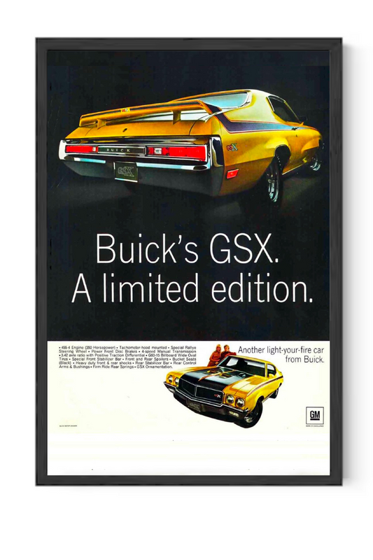 Buick GSX 12x18 Poster