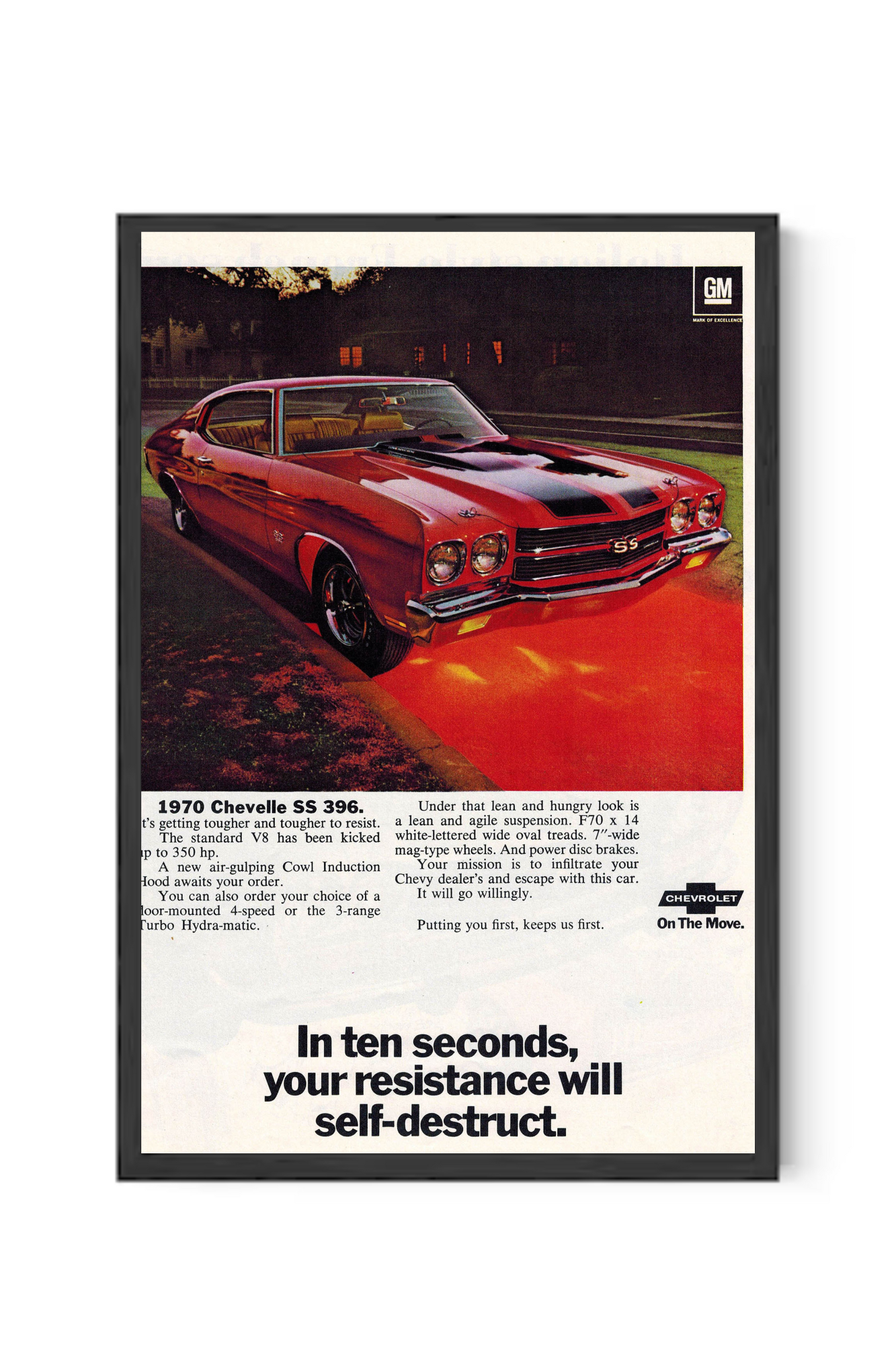 1970 Chevelle SS Poster